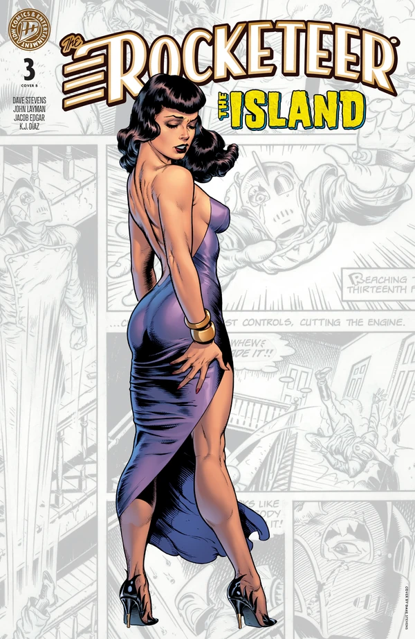 The Rocketeer: The Island: Dave Stevens Variant #3 - Cover B